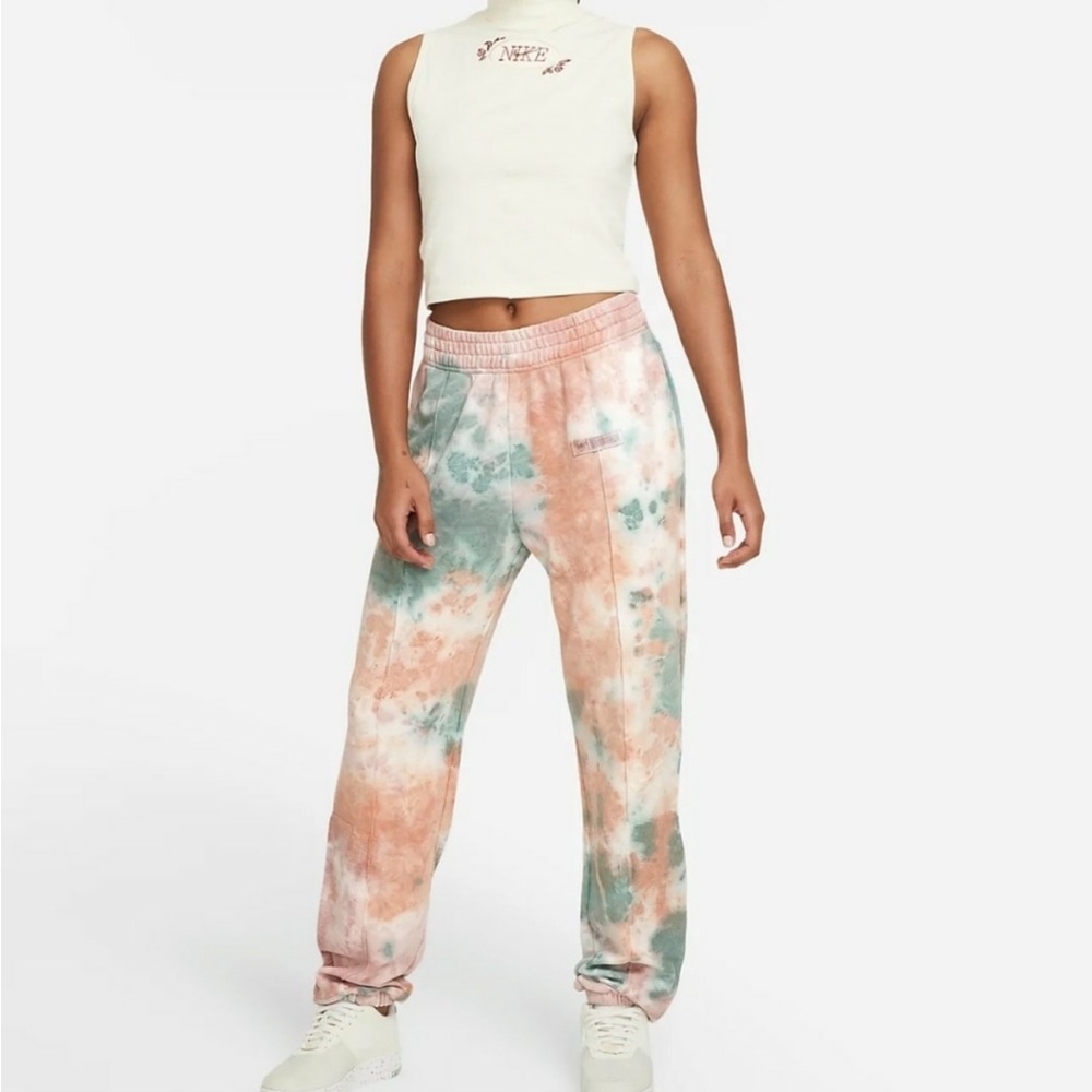 Nike Washed Tie Dye Loose Fit Jogger Sweatpants Size XS